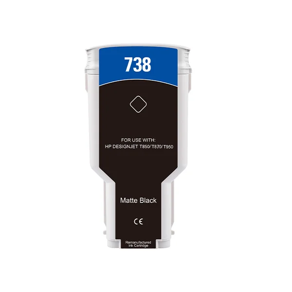CARTUCHO TINTA COMPATIBLE HP 738XLBK NEGRO