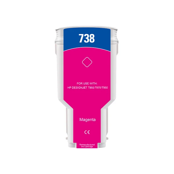 CARTUCHO TINTA COMPATIBLE HP 738XLM MAGENTA