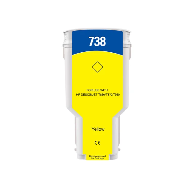 CARTUCHO TINTA COMPATIBLE HP 676M8A AMARILLO