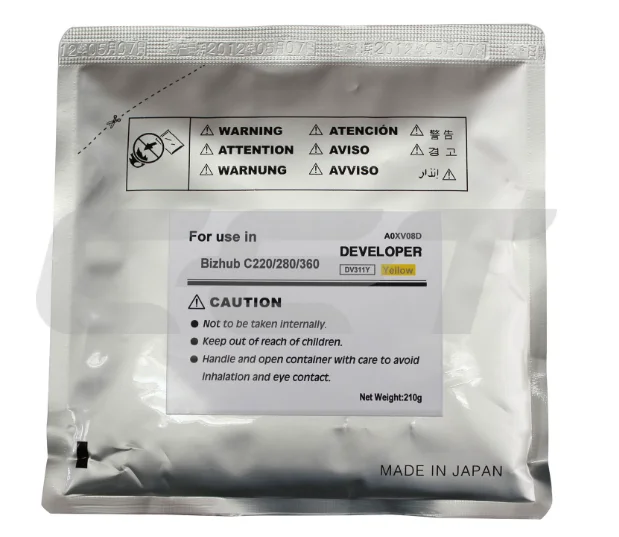 TÓNER COMPATIBLE KONICA MINOLTA A0XV08D AMARILLO