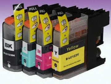 Cartucho Tinta Compatible Brother DCP-J4110W Cian - ARLC123C