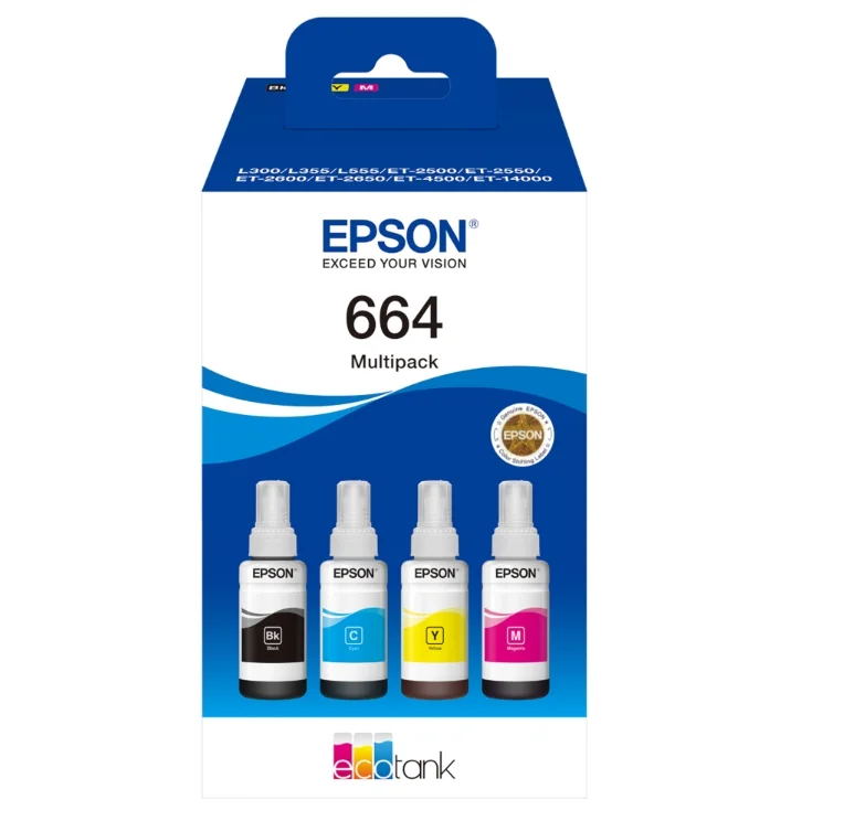 CARTUCHO TINTA ORIGINAL EPSON T664 “DDD”